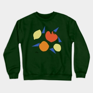 Matisse Abstract Fruit Collage Crewneck Sweatshirt